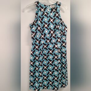 Silk Halter Y2K Chain Link Sheath Dress by Skirtin Around Sz M